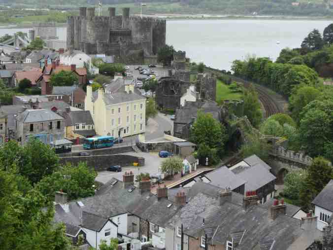 Conwy, Conwy - the station sadly some distance from the castle