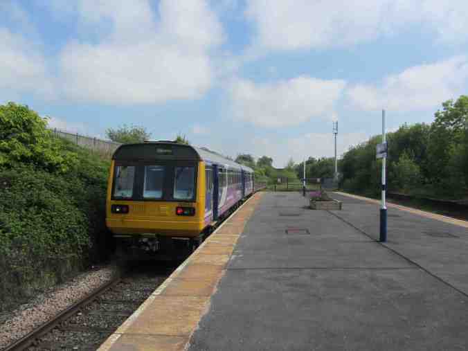 Denton, Gtr Manchester - the weekly Denton Flyer pulls out