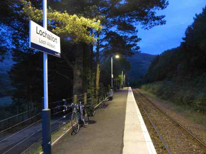 Lochailort, Inverness-shire - waiting for the late night train