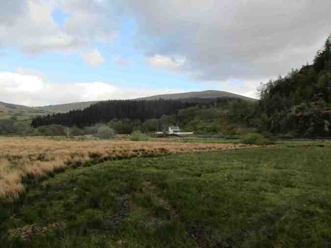 Roman Bridge, Conwy - station amongst hills